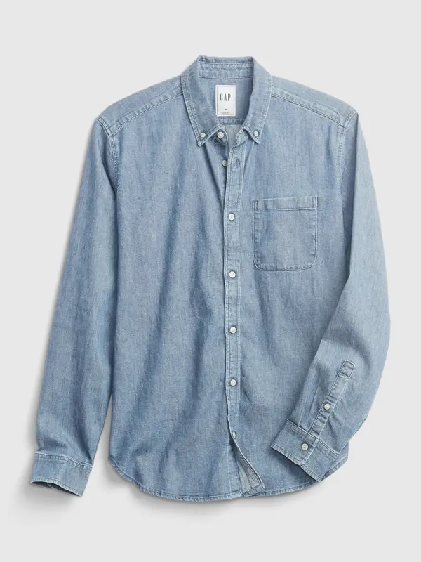 GAP GAP Denim Shirt with Pocket - Men
