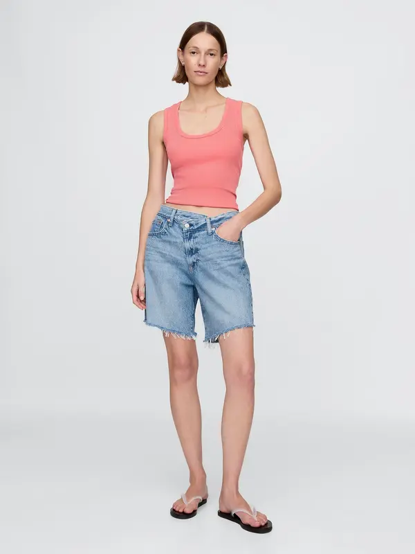GAP GAP Denim Shorts '90s Loose Bermuda - Women's