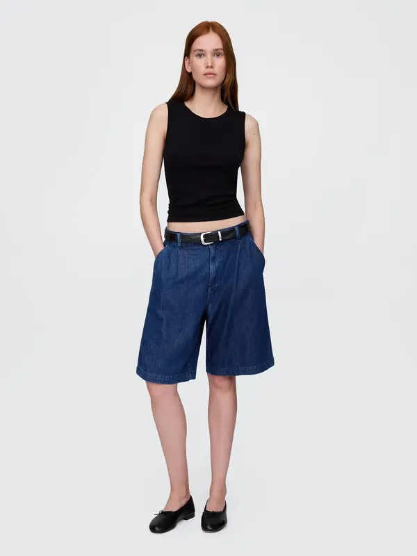 GAP GAP Denim shorts bermuda UltraSoft - Women's