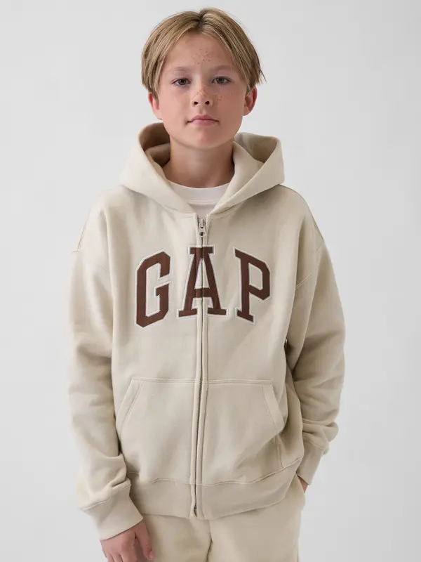 GAP GAP fantovska jopa z zadrgo in logotipom