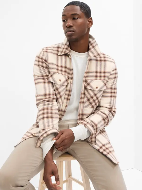 GAP GAP Flannel Shirt Outerwear - Men's