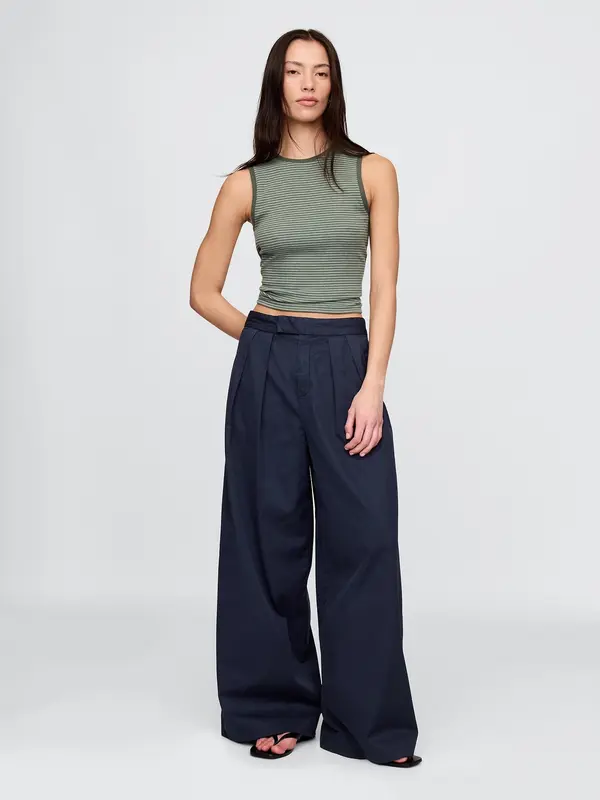 GAP GAP High Rise Wide Trousers - Women's