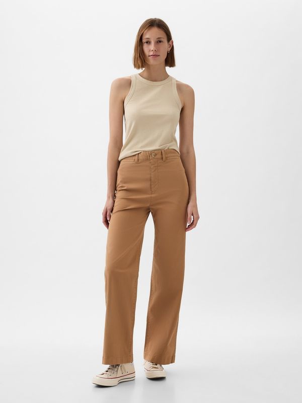 GAP GAP High Stride Wide Leg Trousers - Ladies