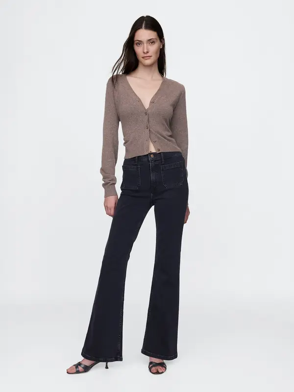 GAP GAP Jeans High Rise '70s Flare - Ladies