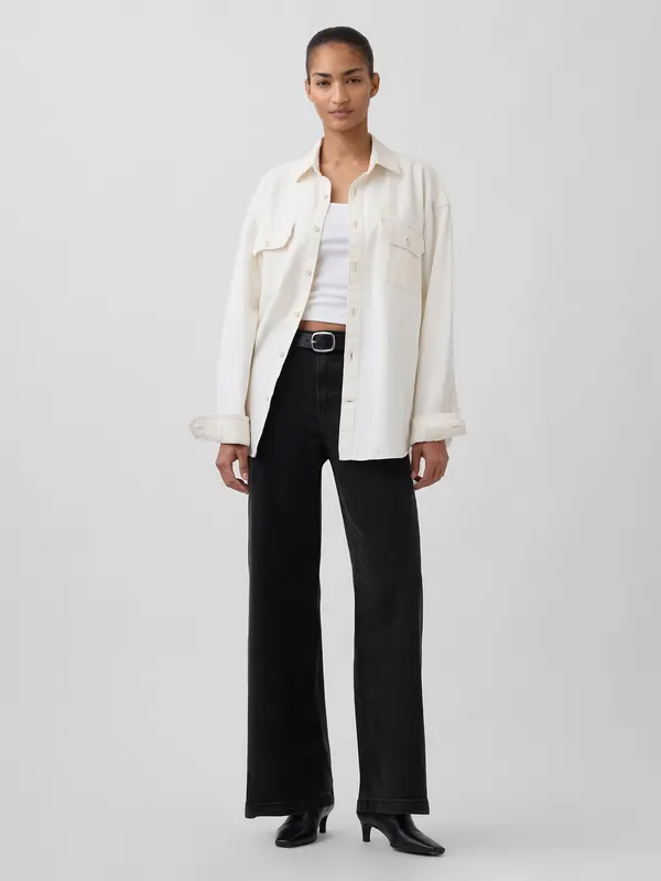 GAP GAP Jeans High Rise Stride Wide - Women's