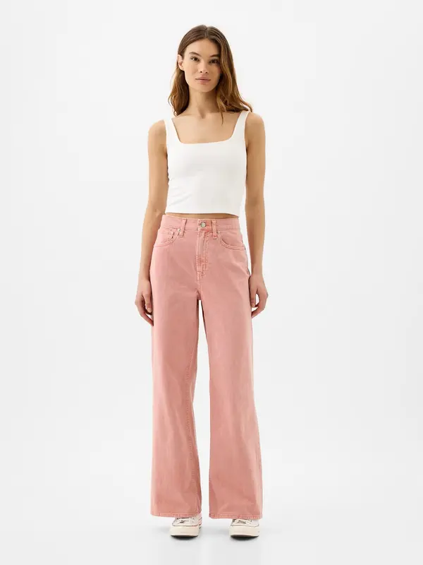 GAP GAP Jeans High Rise Wide Leg - Ladies