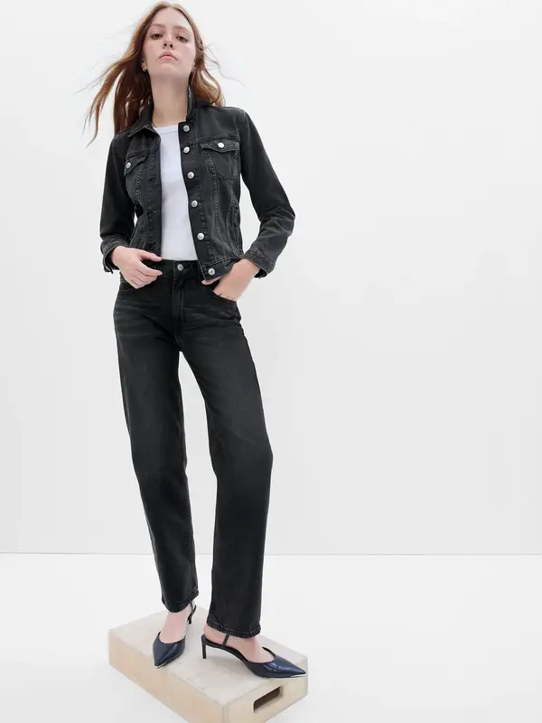 GAP GAP Jeans loose mid rise Washwell - Ladies