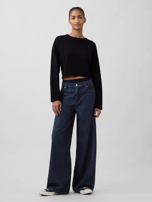 GAP GAP Jeans Mid Rise UltraSoft Baggy - Ladies