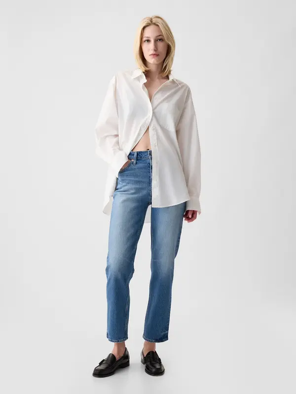 GAP GAP Jeans Straight High Rise - Ladies
