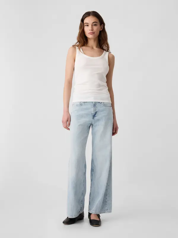 GAP GAP Jeans Wide-Leg High Rise - Ladies