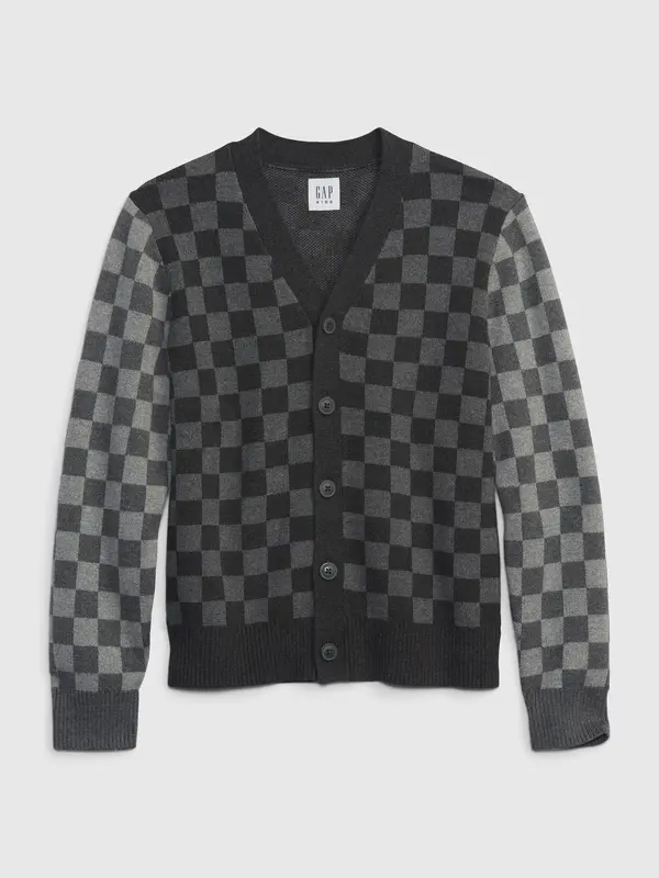 GAP GAP Kids Checkerboard Cardigan - Boys