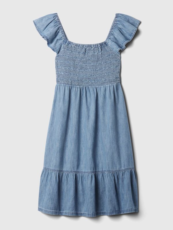 GAP GAP Kids' denim midi dress - Girls