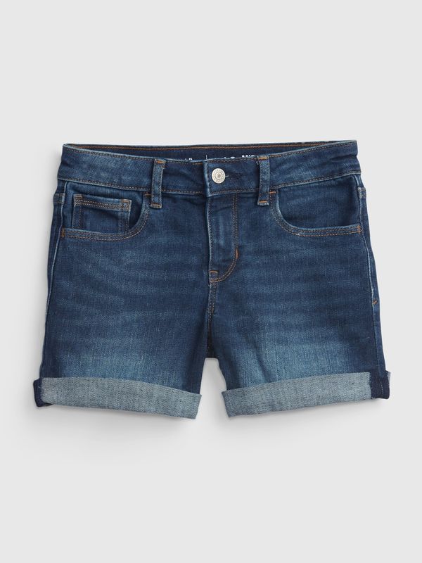 GAP GAP Kids Denim Midi Shorts Washwell - Girls