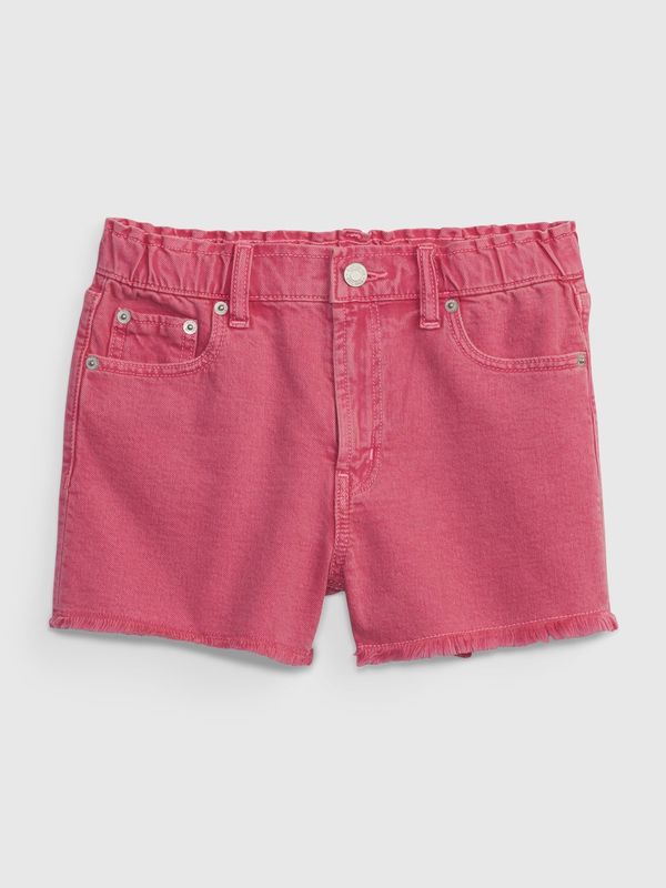 GAP GAP Kids Denim Shorts High Rise Washwell - Girls