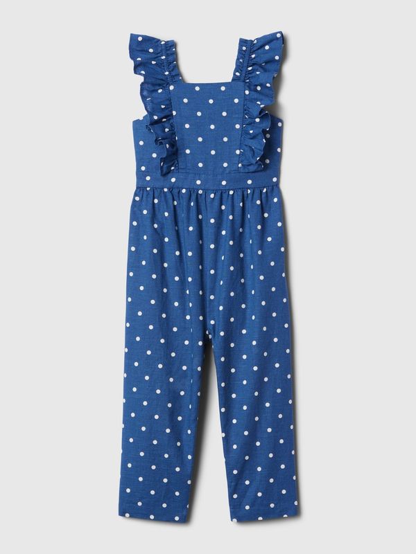 GAP GAP Kids' linen jumpsuit - Girls