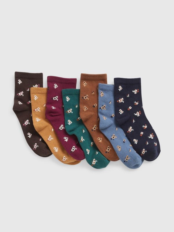 GAP GAP Kids patterned socks, 7 pairs - Girls