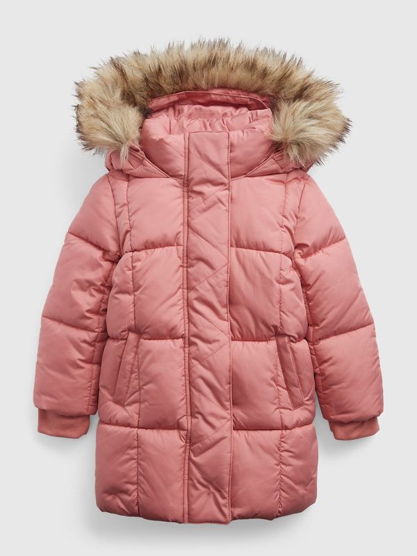 GAP GAP Kids Quilted Jacket Hooded - Girls