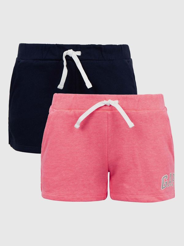 GAP GAP Kids Shorts with Elasticated Waistband, 2pcs - Girls