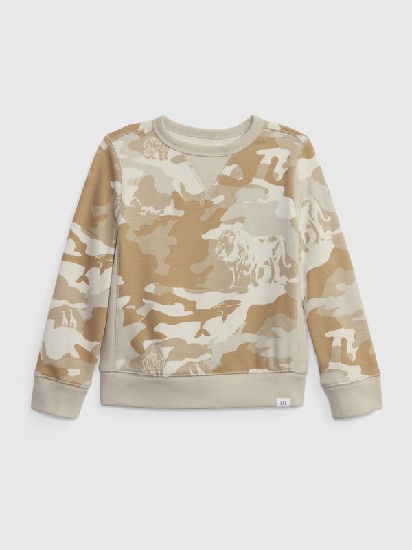 GAP GAP Kids sweatshirt camo french terry - Boys