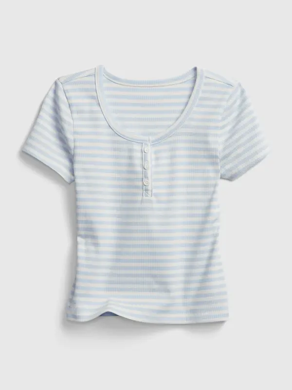 GAP GAP Kids T-Shirt tw ss henley - Girls