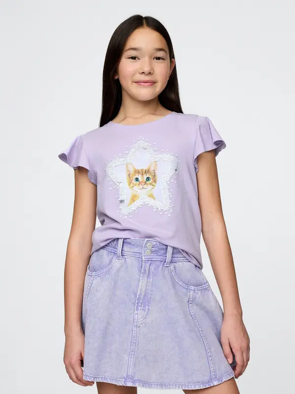 GAP GAP Kids' T-shirt with sequins - Girls