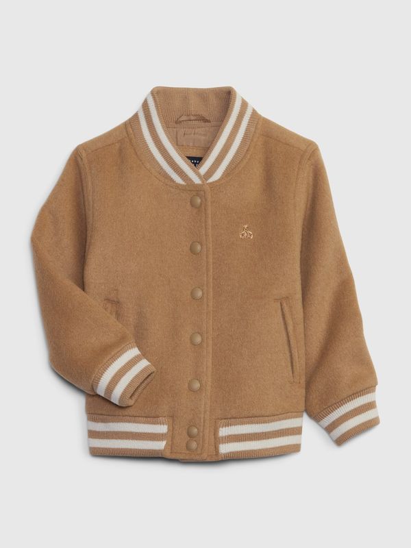 GAP GAP Kids' wool bomber jacket - girls