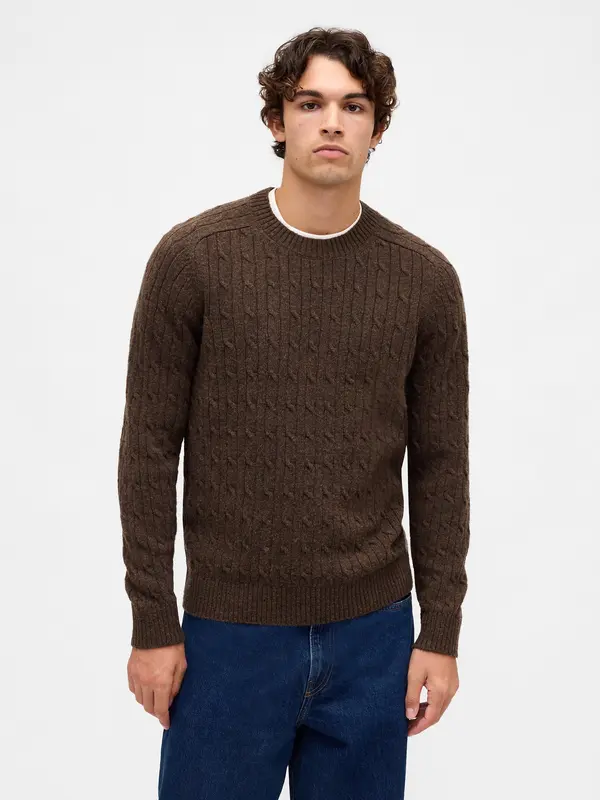 GAP GAP Knitted Merino Wool Sweater - Men's