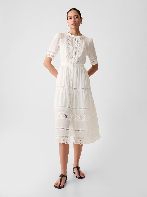 GAP GAP Lace Midi Dress - Women's