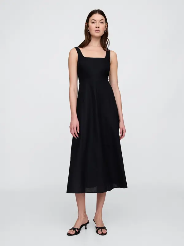 GAP GAP Linen midi dress - Women's