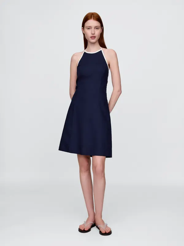 GAP GAP Linen mini dress Americana - Women's