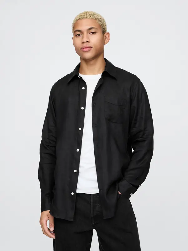 GAP GAP Linen Shirt Classic Shirt - Men's