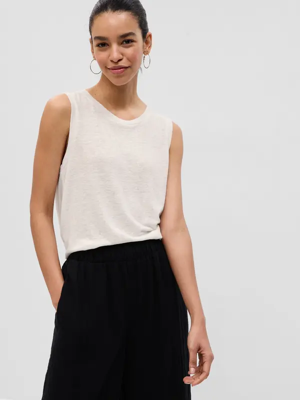 GAP GAP Linen Sleeveless Top - Women's