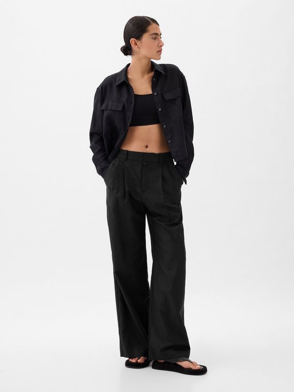 GAP GAP Linen trousers high rise - Ladies