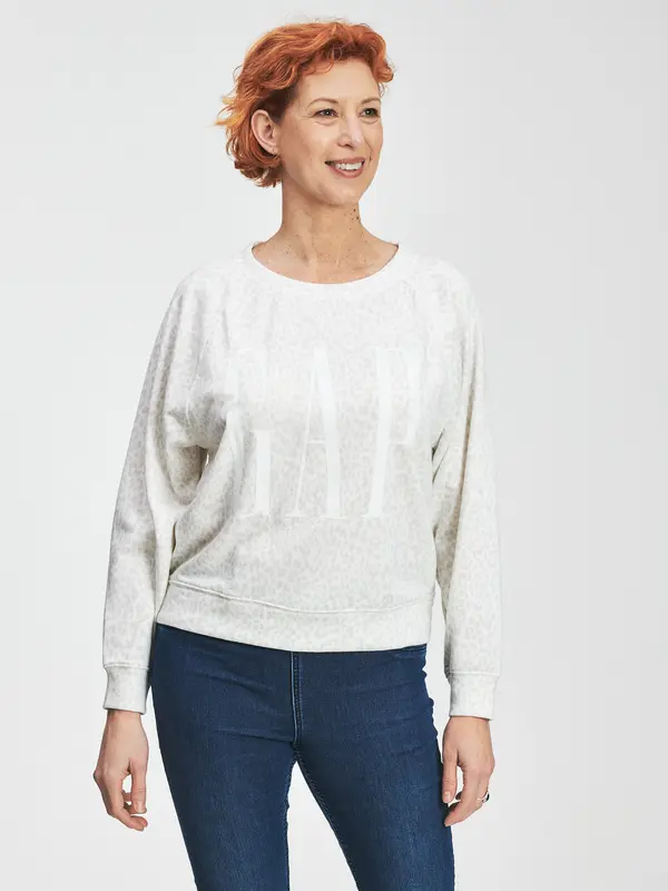 GAP GAP Logo Crew Sweatshirt - Ladies