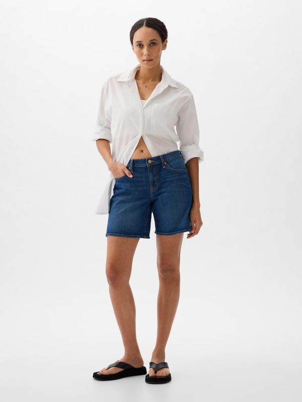 GAP GAP Mid Rise Denim Shorts - Women's