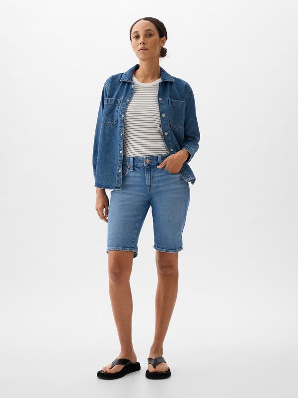 GAP GAP Mid Rise Denim Shorts - Women's