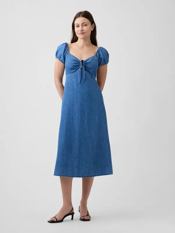 GAP GAP Midi Denim Dress - Ladies