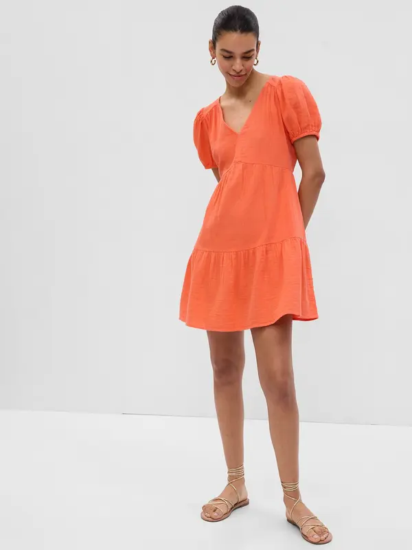 GAP GAP mini obleka z rokavi - Ženske