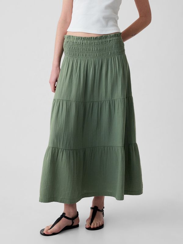 GAP GAP Muslin Maxi Skirt - Women