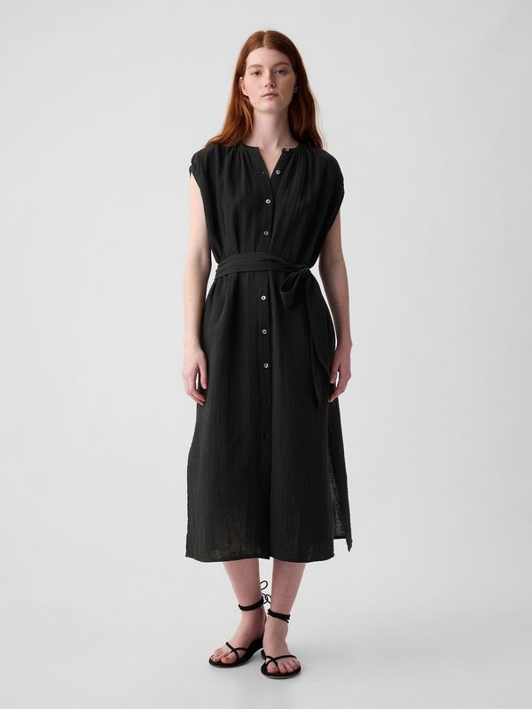 GAP GAP Muslin Midi Dress - Women's