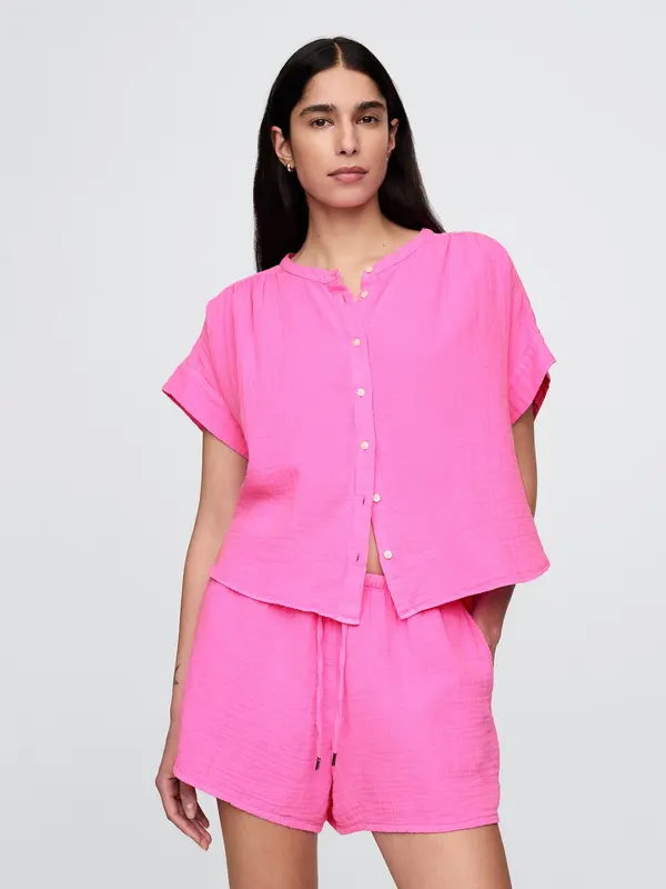 GAP GAP Muslin oversize shirt - Women's