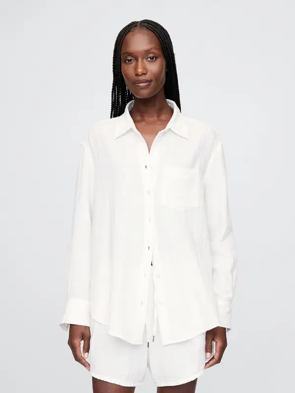 GAP GAP Muslin oversize shirt - Women's