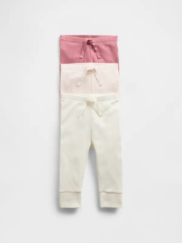 GAP GAP Otroške rebraste hlače, 3 kosi