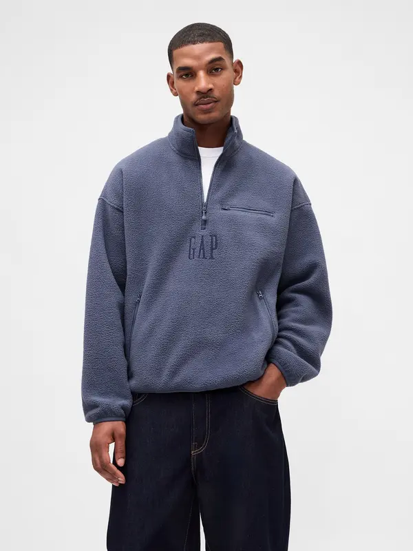 GAP GAP Oversize Arctic Fleece Sherpa Sweatshirt - Mens