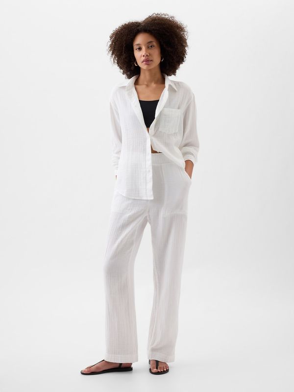 GAP GAP Oversize Muslin Shirt - Women