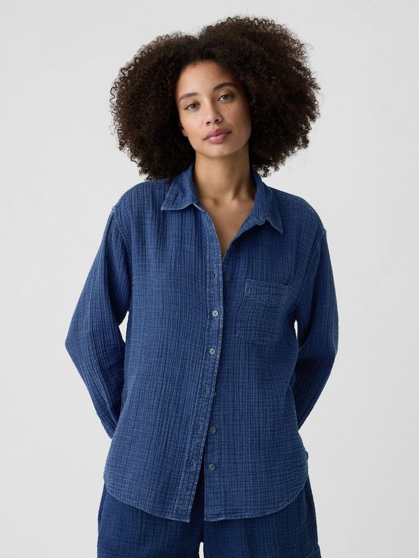 GAP GAP Oversize Muslin Shirt - Women