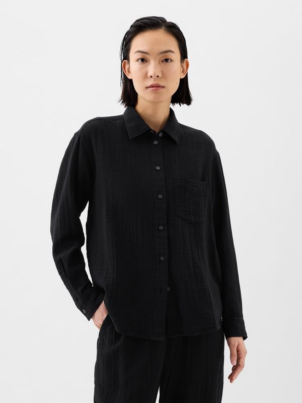 GAP GAP Oversize Muslin Shirt - Women