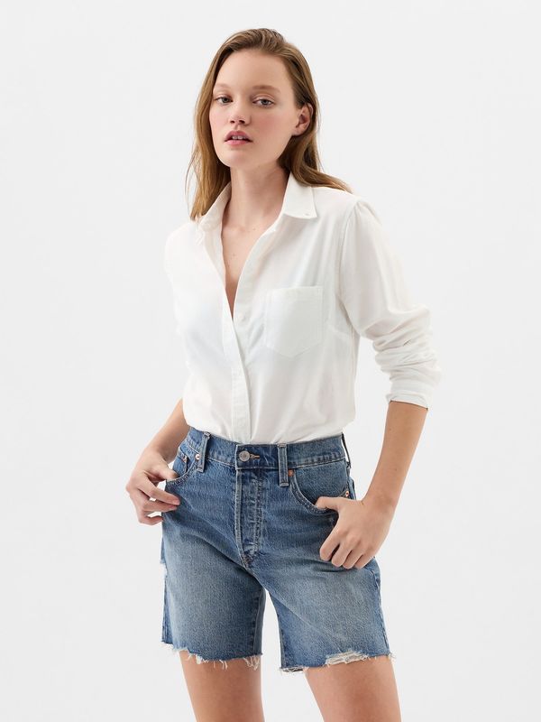 GAP GAP Oxford Shirt with Logo - Women's