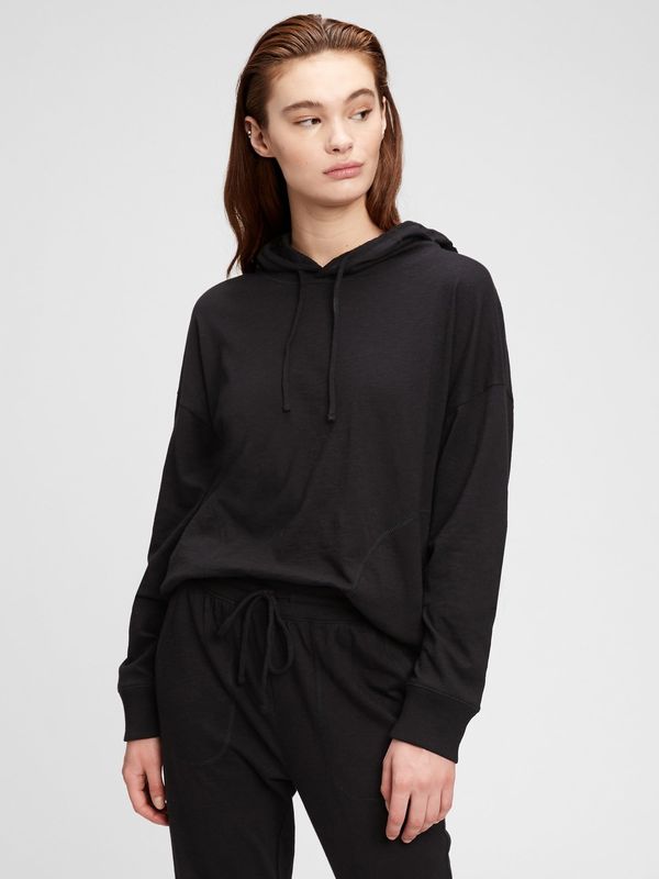 GAP GAP Pajama Top Slub Jersey Hoodie - Women's