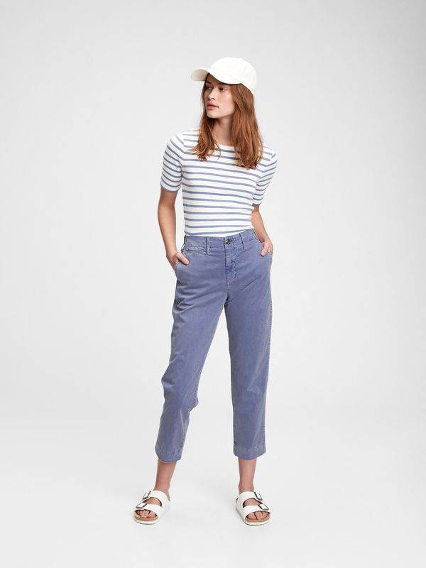 GAP GAP Pants High Rise Straight Khaki - Women's